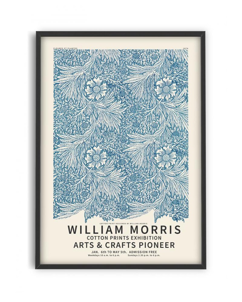 William Morris &#039;Arts &amp; crafts pioneer blue&#039;