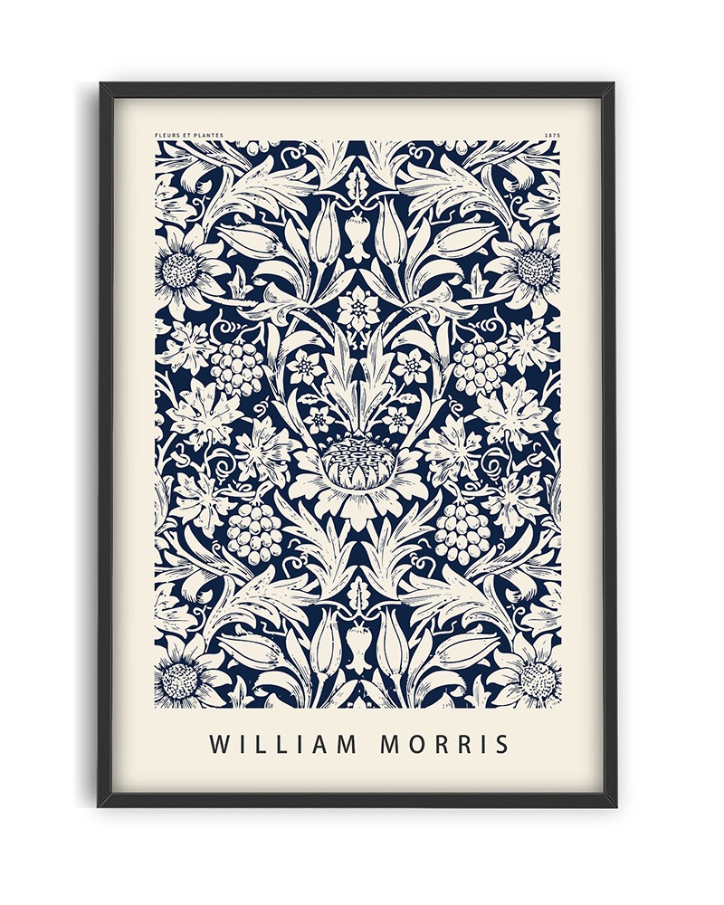 William Morris  &#039;Tulipes et Feuilles&#039;