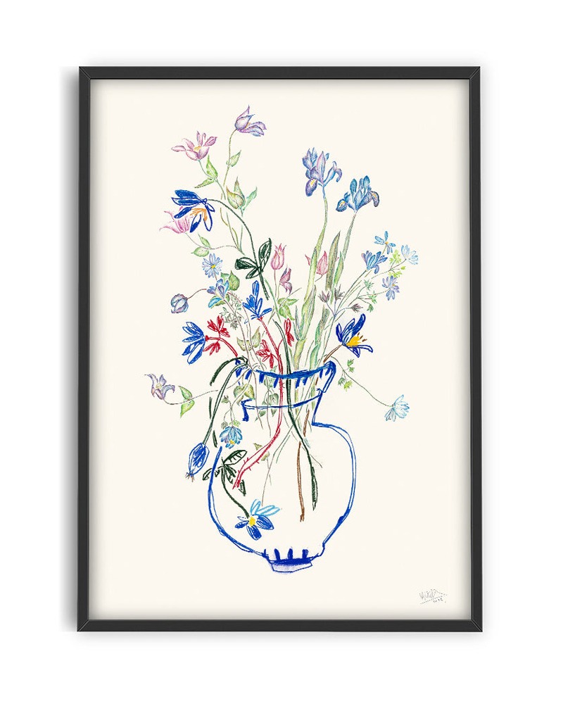 Mette Rix &#039;Wild Flowers Blue&#039;